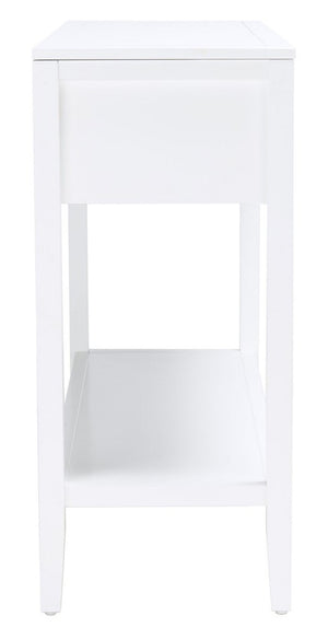 Tegan 2 Drawer Console Table White Wood CNS5001A