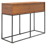 Marquise 2 Drawer Console Table Brown / Black Legs Wood CNS5002A