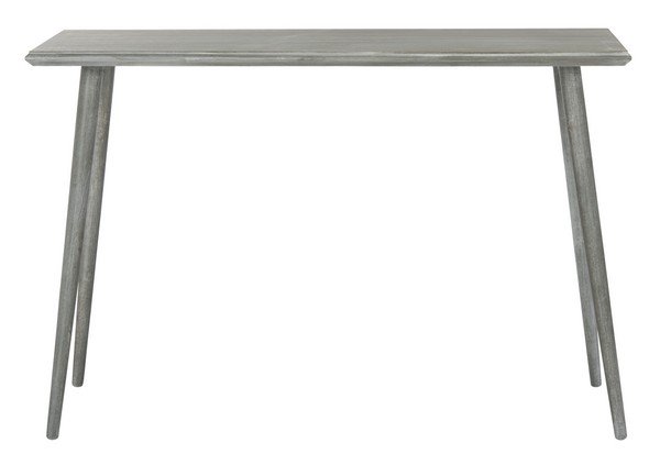 Safavieh Marshal Console Table Slate Grey Wood Water Based Paint Pine MDF CNS5700C 889048258808