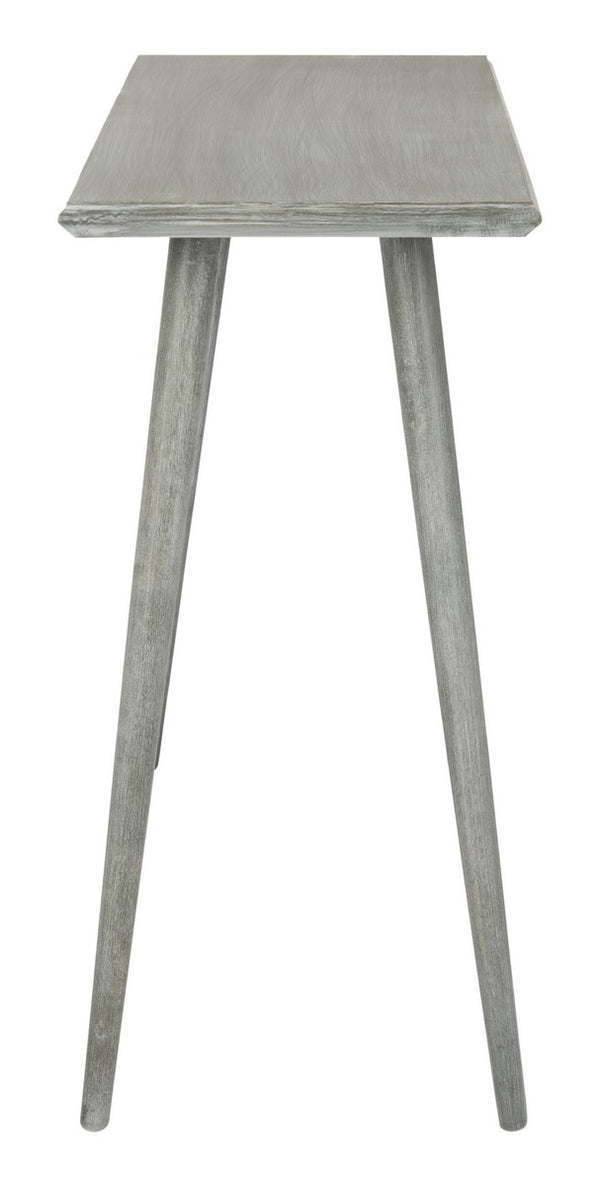 Safavieh Marshal Console Table Slate Grey Wood Water Based Paint Pine MDF CNS5700C 889048258808