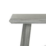 Safavieh Marshal Console Table Slate Grey Wood Water Based Paint Pine MDF CNS5700C 889048258808