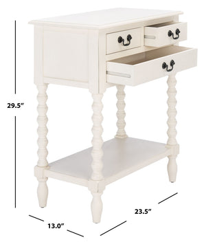 Safavieh Athena 3 Drawer Console Table CNS5703A