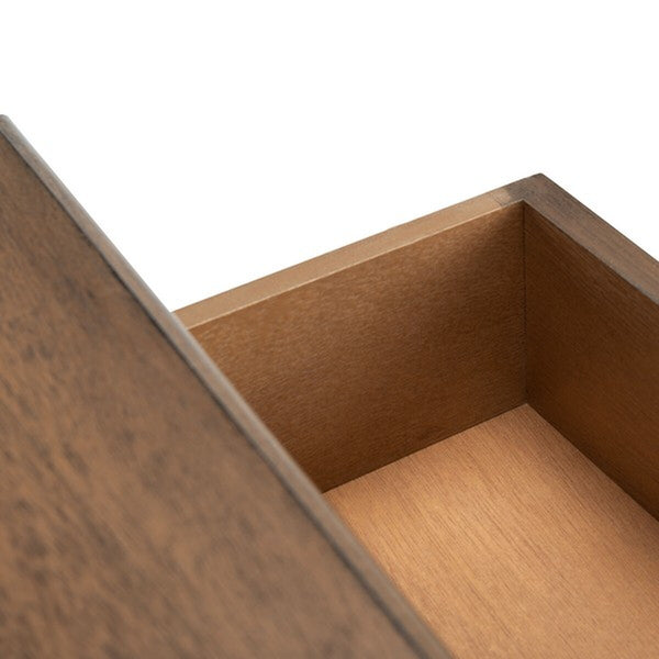 Safavieh Athena 3 Drawer Console Table Brown Wood CNS5703C