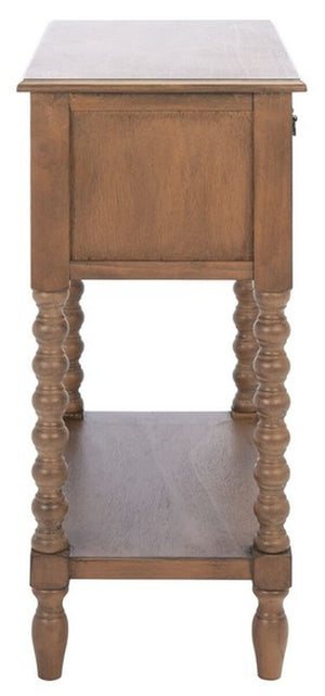 Safavieh Athena 3 Drawer Console Table Brown Wood CNS5703C