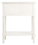 Primrose 3 Drawer Console Table Distressed White Wood CNS5707A