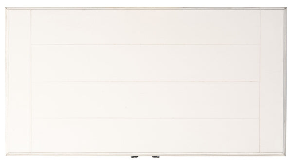 Primrose 3 Drawer Console Table Distressed White Wood CNS5707A