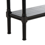 Rafiki Console Table Black Wood CNS5714B