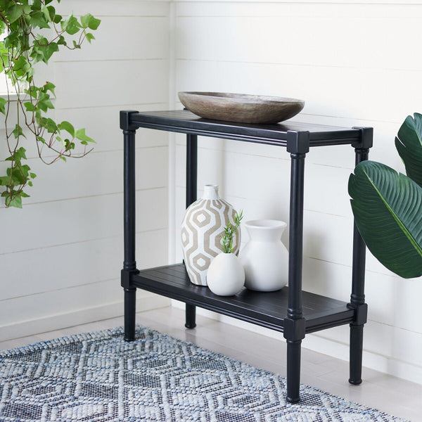 Rafiki Console Table Black Wood CNS5714B