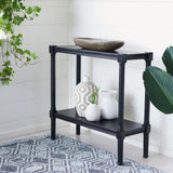 Rafiki Console Table Black Wood CNS5714B