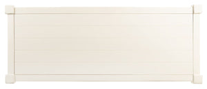 Rafiki 3 Shelf Console Table Distressed White Wood CNS5715A