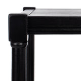 Rafiki 3 Shelf Console Table Black Wood CNS5715B