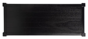 Rafiki 3 Shelf Console Table Black Wood CNS5715B