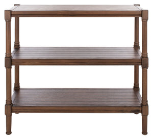 Rafiki 3 Shelf Console Table Brown Wood CNS5715C