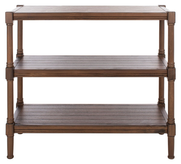 Rafiki 3 Shelf Console Table Brown Wood CNS5715C