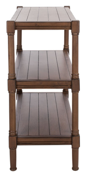 Rafiki 3 Shelf Console Table Brown Wood CNS5715C