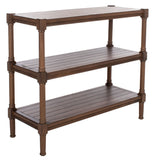 Rafiki 3 Shelf Console Table Brown Wood CNS5715C