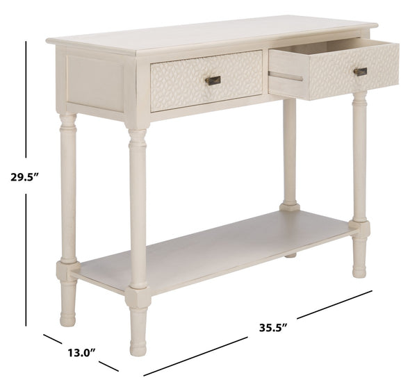 Safavieh Halton 2Drw Console Table CNS5718A