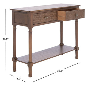 Safavieh Halton 2Drw Console Table CNS5718C