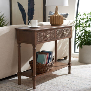 Safavieh Halton 2Drw Console Table CNS5718C