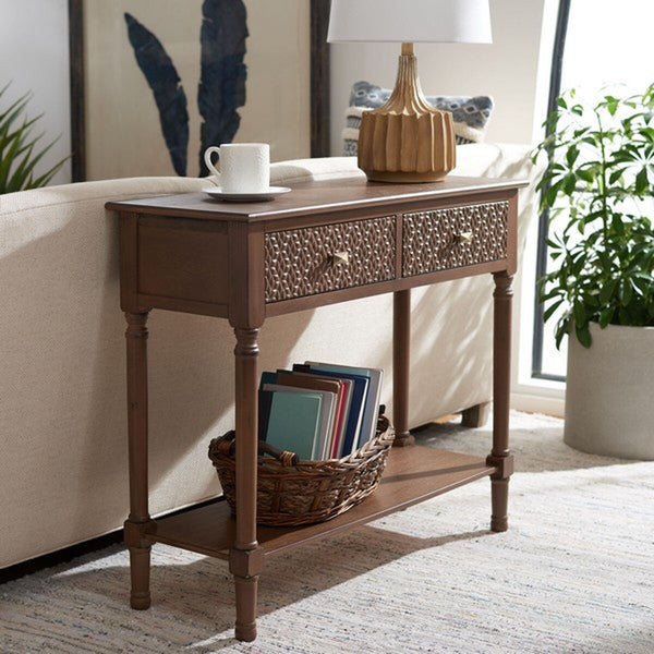 Safavieh Halton 2Drw Console Table CNS5718C