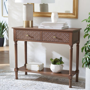 Safavieh Halton 2Drw Console Table CNS5718C