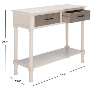 Safavieh Ryder 2Drw Console Table CNS5719D
