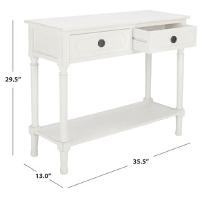Safavieh Allura 2Drw Console Table CNS5725A