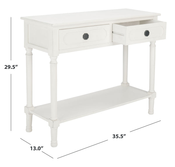 Safavieh Allura 2Drw Console Table CNS5725A