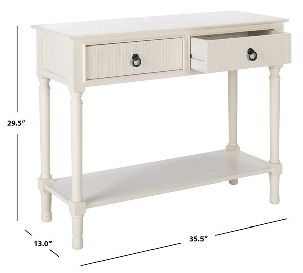 Safavieh Haines 2Drw Console Table CNS5727D