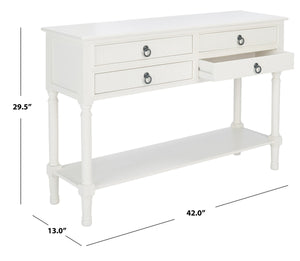 Safavieh Haines 4Drw Console Table CNS5728D