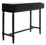 Aliyah 2Drw Console Table Black Wood CNS5729A