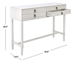 Safavieh Aliyah 4Drw Console Table CNS5730D