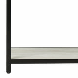 Safavieh Reese Geometric Console Table Beige / Black Wood / Metal CNS6203A 889048615052