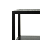 Safavieh Reese Geometric Console Table Black / Black Wood / Metal CNS6203B 889048615069