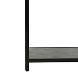 Safavieh Reese Geometric Console Table Black / Black Wood / Metal CNS6203B 889048615069