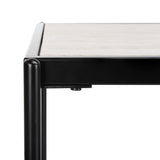 Safavieh Petra 3 Tier Console Table Beige / Black Wood / Metal CNS6204A 889048616936