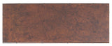 Tudor 2 Drawer 1 Shelf Console Table Dark Brown / Gold Wood CNS6600A
