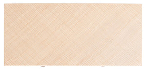 Apis Raffia Console Table Light Natural / Gold Wood CNS6603A