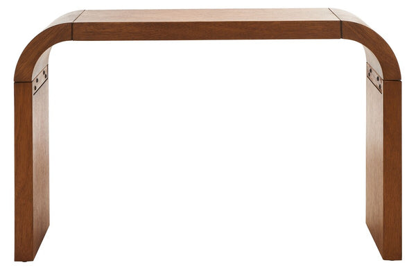 Safavieh Liasonya Curved Console Table Natural Wood CNS6604A
