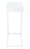 Zuo Modern Atom Iron Modern Commercial Grade Side Table White Iron