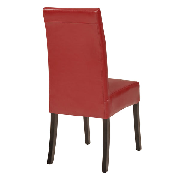 Valencia Bonded Leather Dining Chair Set of 2 - Stylish, Modern Design for Any Dining Room Decor