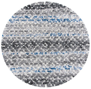 Canyon Shag 521 Shag & Flokati Power Loomed Polypropylene Pile Rug Grey / Ivory