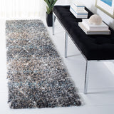 Canyon Shag 550 Shag & Flokati Power Loomed Polypropylene Pile Rug Grey / Ivory