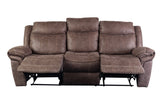 Porter Designs Carrizo Transitional Reclining Sofa Brown 03-180C-01-7621