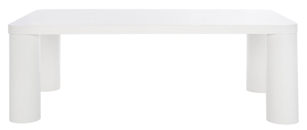 Aldous Rectangle Coffee Table - Stylish Solid Wood Design with Sculptural Elegance for Modern Spaces