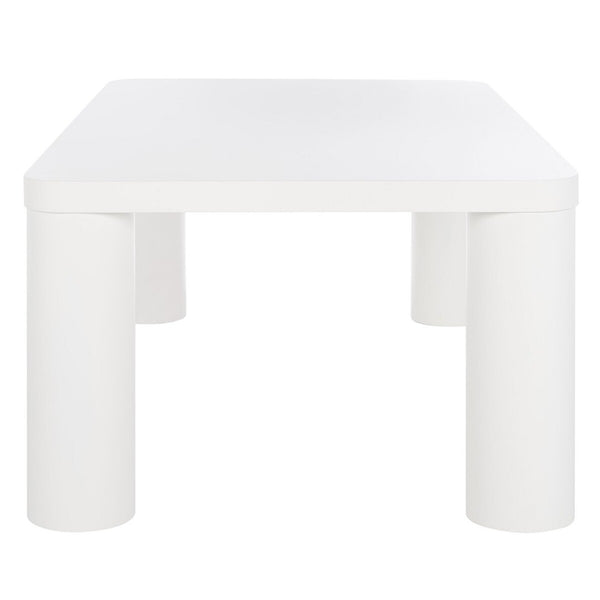 Aldous Rectangle Coffee Table - Stylish Solid Wood Design with Sculptural Elegance for Modern Spaces