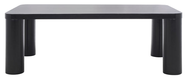 Aldous Rectangle Coffee Table - Stylish Solid Wood Design with Sculptural Elegance for Modern Spaces
