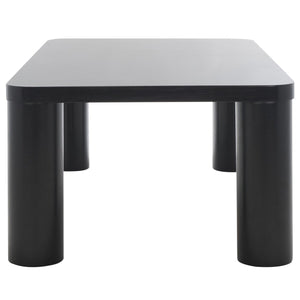 Aldous Rectangle Coffee Table - Stylish Solid Wood Design with Sculptural Elegance for Modern Spaces