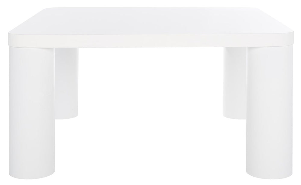 Aldous Square Coffee Table - Sleek Modern Design with Sculptural Appeal for Elevated Home Decor