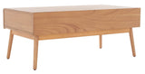 Safavieh Baisley 2 Drawer Coffee Table Natural COF5000A